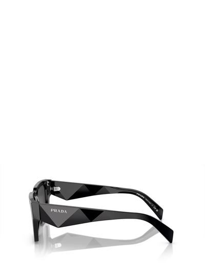 Shop Prada Pr A06s Black Sunglasses