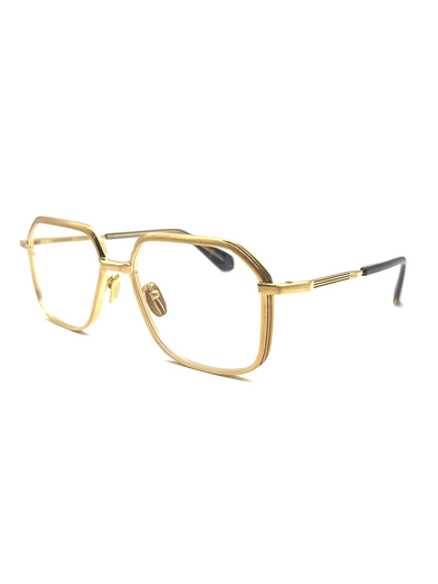 Shop Jacques Marie Mage Aida Sunglasses In Gold
