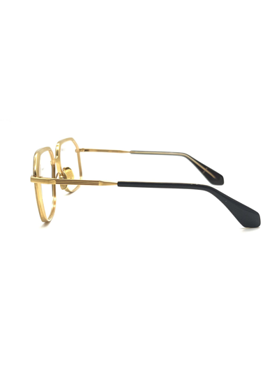 Shop Jacques Marie Mage Aida Sunglasses In Gold