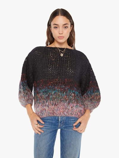 Shop Maiami Gradient Fade Big Sweater (also In S/m, M/l) In Black