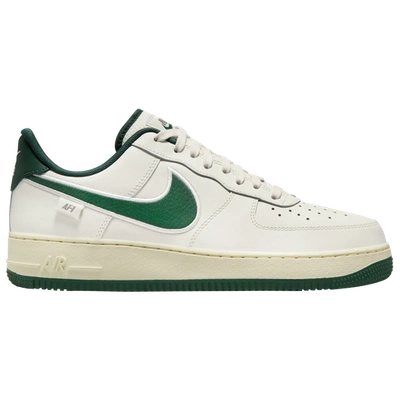 Shop Nike Mens  Air Force 1 '07 In Green/white/grey