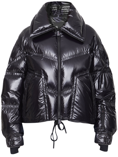 Shop Moncler Cluses Short Down Jacket In Black