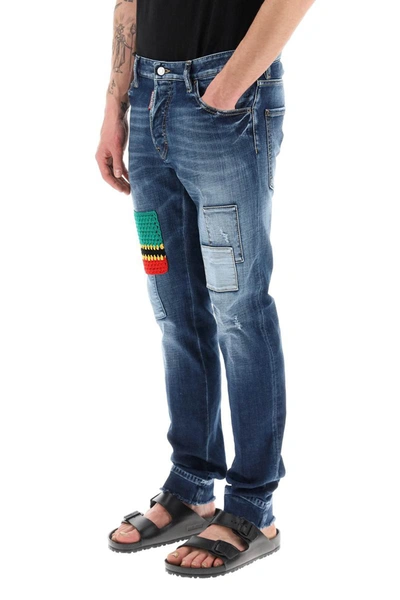 Shop Dsquared2 Jamaica Jeans In Blue