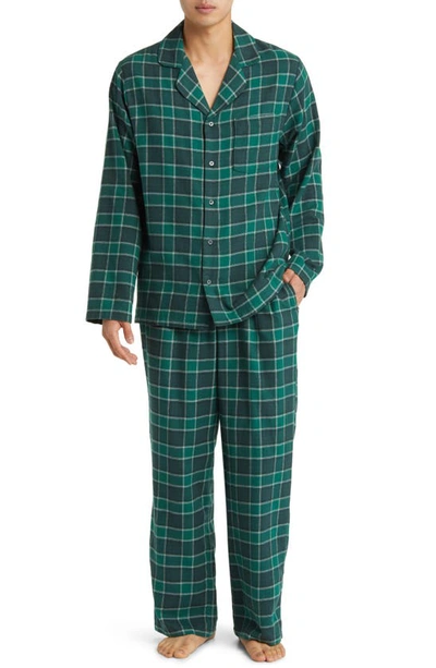 Shop Nordstrom Plaid Flannel Pajamas In Green Gables Johnstone Plaid