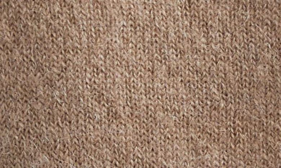 Shop Jw Anderson Fringe Hem Cutout Crop Mohair Blend Sweater In Fawn