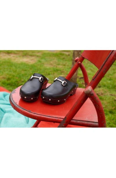 Penelope Chilvers Horsebit Clog In Black