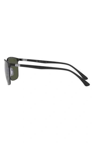 Ray Ban 57mm Square Sunglasses In Matte Black