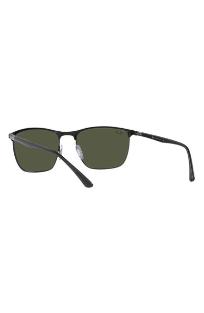 Ray Ban 57mm Square Sunglasses In Matte Black