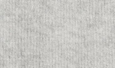 Shop Nordstrom Fuzzy Sparkle Sweater In Grey Heather- Silver Lurex