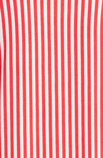 Nordstrom Moonlight Eco Nightshirt In Red Barbados Ticking Stripe