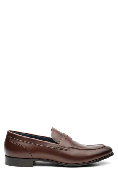 Shop Blake Mckay Davis Moc Toe Penny Loafer In Brown