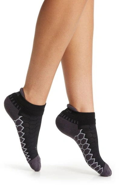 Shop Balega Silver No-show Tab Running Socks In Black