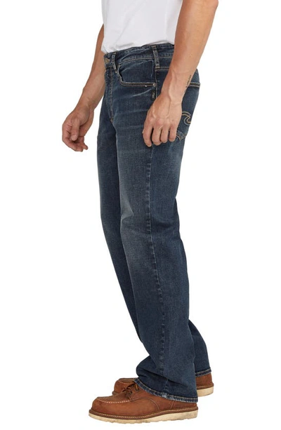Silver Jeans Co. Zac Relaxed Fit Straight Leg Jeans In Indigo