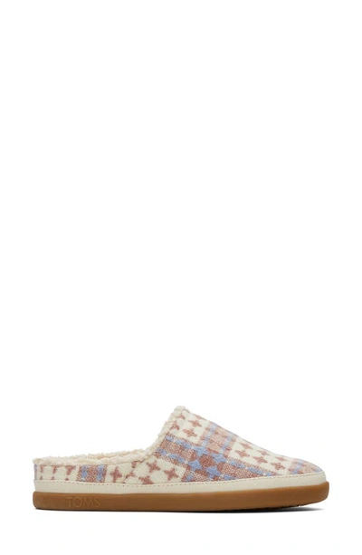 Shop Toms Sage Faux Shearling Scuff Slipper In Pink