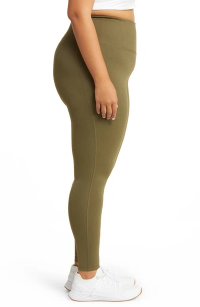 Zella Live In High Waist Leggings In Olive Night