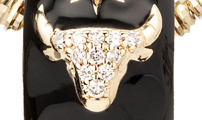 Shop Adina Reyter Diamond Zodiac Pendant Necklace In Yellow Gold 9