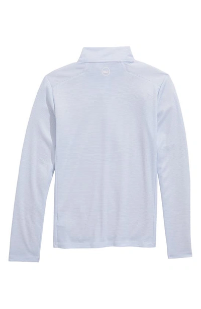 Shop Vineyard Vines Kids' Sankaty Quarter Zip Sweatshirt In 100 White