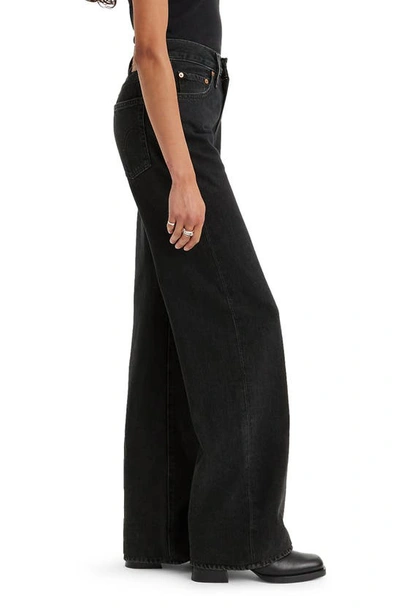 Levi's Ribcage High Waist Wide Leg Jeans In Rosie Posie