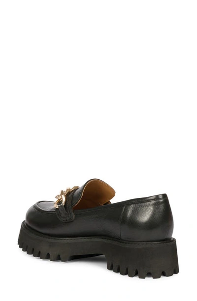 Saint G Donna Platform Loafer In Black
