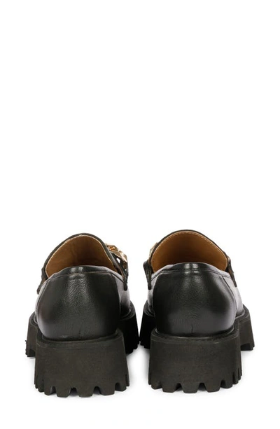 Saint G Donna Platform Loafer In Black