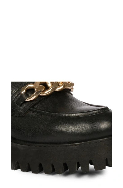 Saint G Donna Platform Loafer In Black