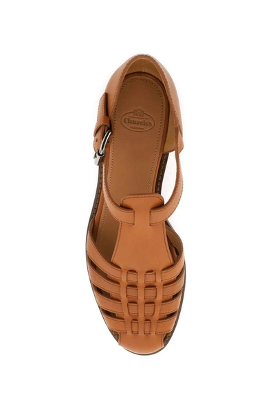 Shop Church's 'kelsey' Sandals In Brown