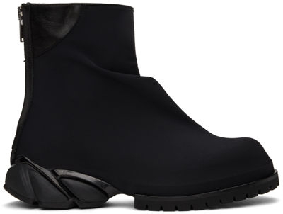 Shop 424 Black Overlay Boots