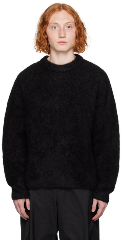 Shop Amomento Black Brushed Sweater