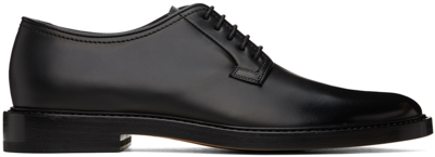 Shop Maison Margiela Black Tabi Oxfords In T8013 Black