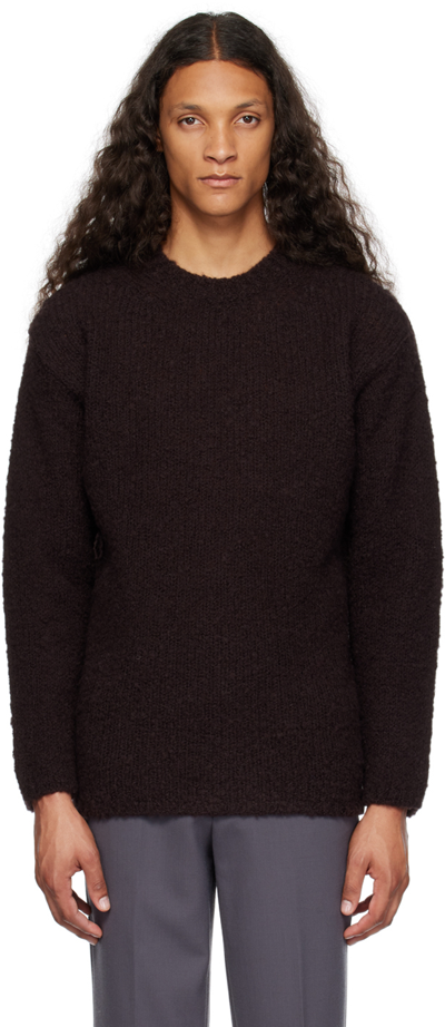 Shop Rohe Brown Crewneck Sweater In 135 Brown