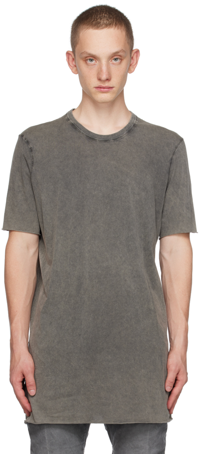 Shop 11 By Boris Bidjan Saberi Gray Ts1b T-shirt In Acid Grey