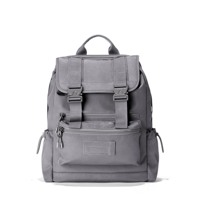 Dagne Dover Brooklyn Flap Top Backpack In Ash In Ash