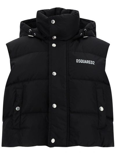 Shop Dsquared2 Down Jacket In 900