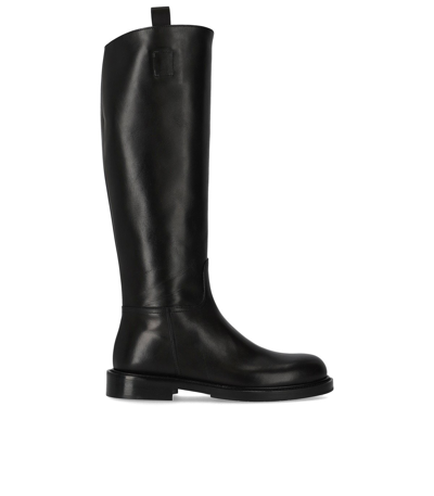 Guglielmo Rotta Piper Black High Boot In Black