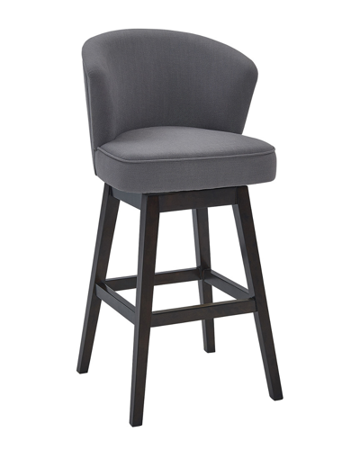 Shop Armen Living Discontinued  Brandy 30in Bar Height Wood Swivel Barstool
