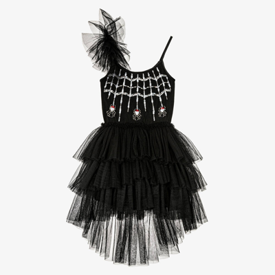 Shop Tutu Du Monde Girls Black Spider Web Tutu Dress