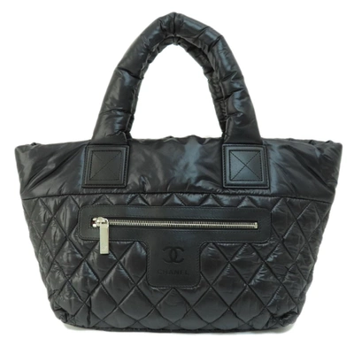 Pre-owned Chanel Coco Cocoon Black Synthetic Handbag ()