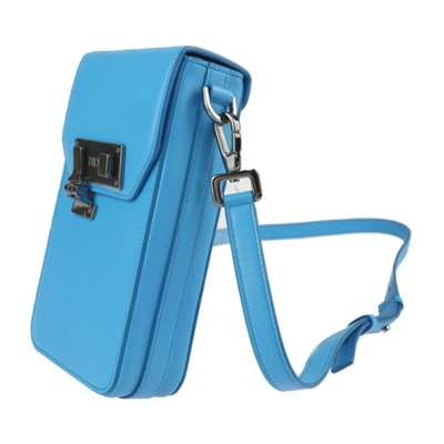 Shop Dior Blue Leather Clutch Bag ()