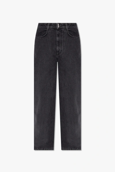 Shop Givenchy Jeans With Monogram In Nero