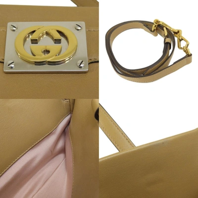 Leather small bag Gucci x Palace Beige in Leather - 33542825