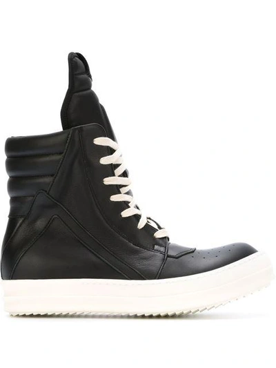 Shop Rick Owens 'geo Basket' Hi-top Trainers