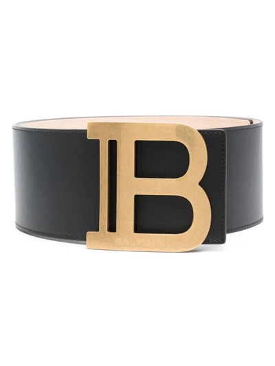 Shop Balmain Belts Black