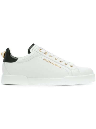 Shop Dolce & Gabbana - Low-top Sneakers In White