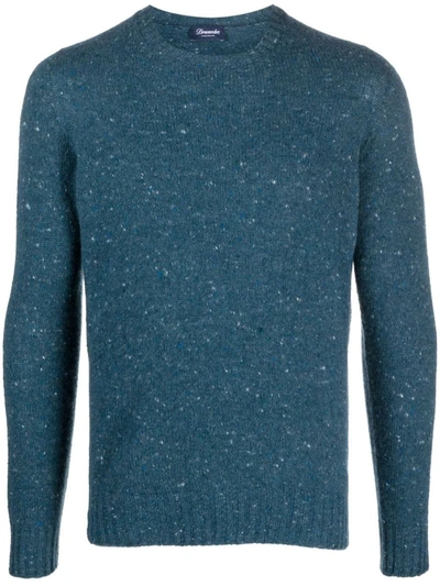 Shop Drumohr Sweaters Avion Blue