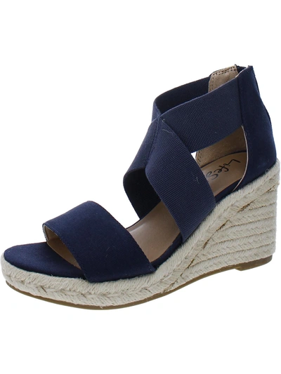Lifestride Thrive Espadrille Platform Wedge Sandal In Multi