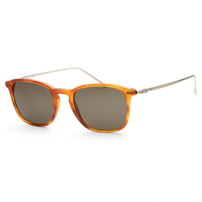 Shop Ferragamo Unisex Sf2846s-212 Fashion 53mm Light Havana Sunglasses In Orange