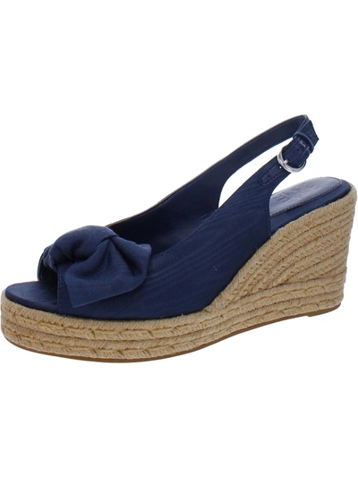 Shop Naturalizer Bettina Womens Peep-toe Slingback Wedge Sandals In Multi