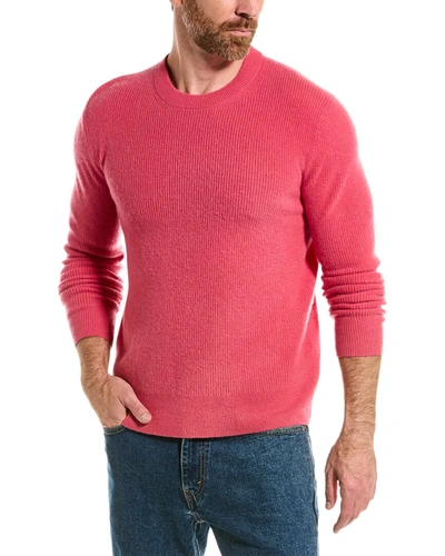 Shop Alex Mill Jordan Cashmere Crewneck Sweater In Pink