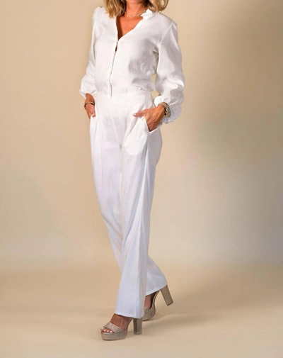 Shop Angela Horton Venice Pant In White