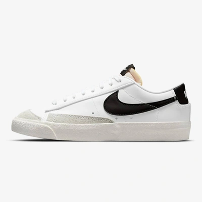 Shop Nike Blazer Low '77 Sneaker In White/black-sail In Multi